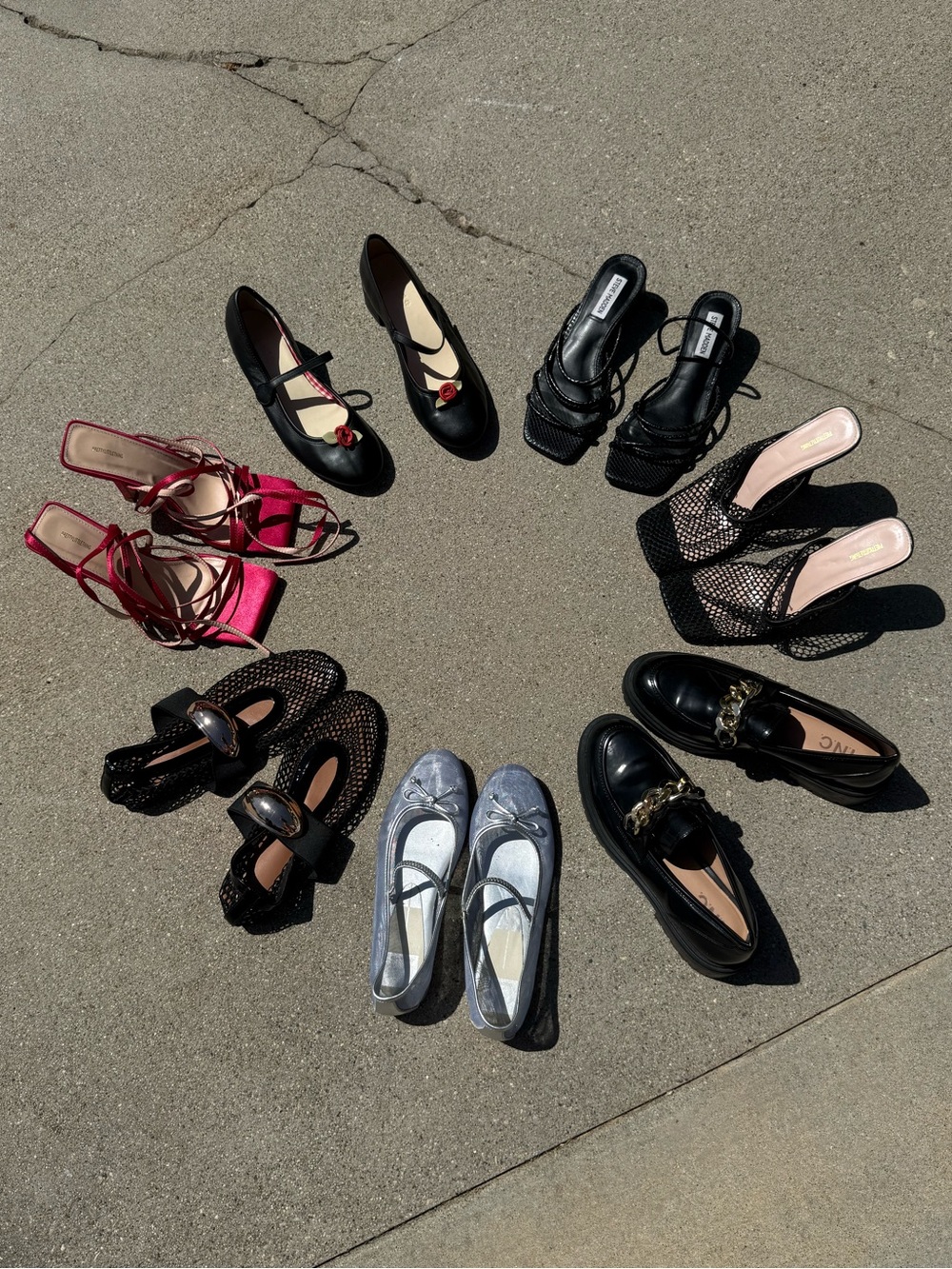 BUNDLE Women’s Shoes Flats, Loafers & Heels Size 7.5-8